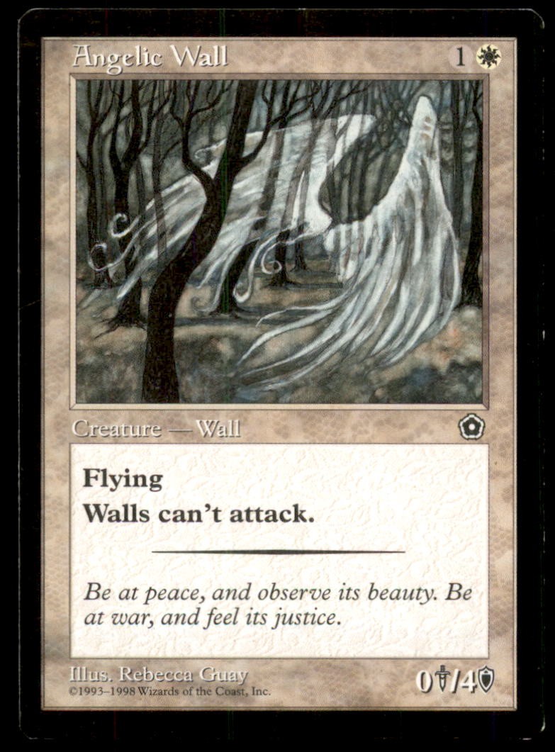Angelic Wall LP Light Play Portal Second 2nd MTG [9525]