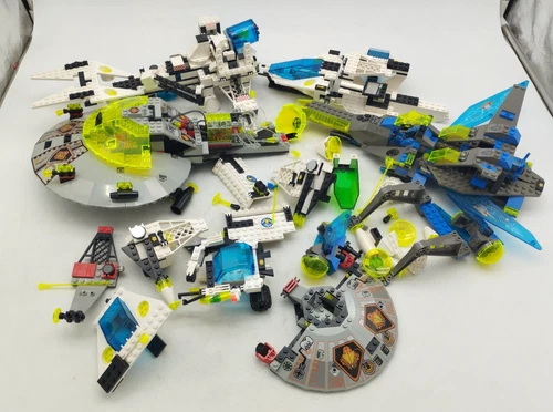 Lego Space Lot Bundle Space Spaceship GOOD UFO Insectoids 6969 6979 6982