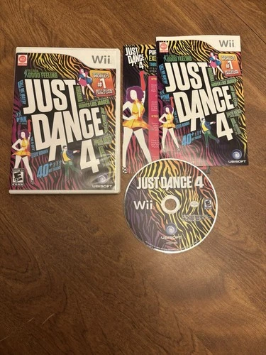 Just Dance 4 - Nintendo Wii Complete with Manual CIB