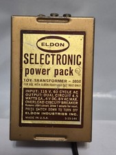 VINTAGE ELDON SELECTRONIC POWER PACK 3852 FOR SLOT CAR RACE TRACK, TESTED