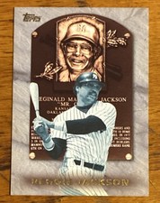Topps 1998 Hall of Fame Collection Reggie Jackson HOF 6 Insert Baseball Card