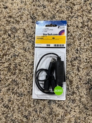 StarTech USB Male to PS2 PS/2 Female Cable Y Splitter Adapter NEW
