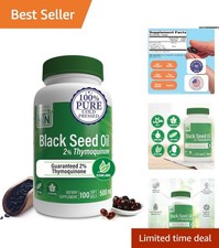 High Potency Black Seed Oil 500mg  100 Softgels  Digestive  Immune Support