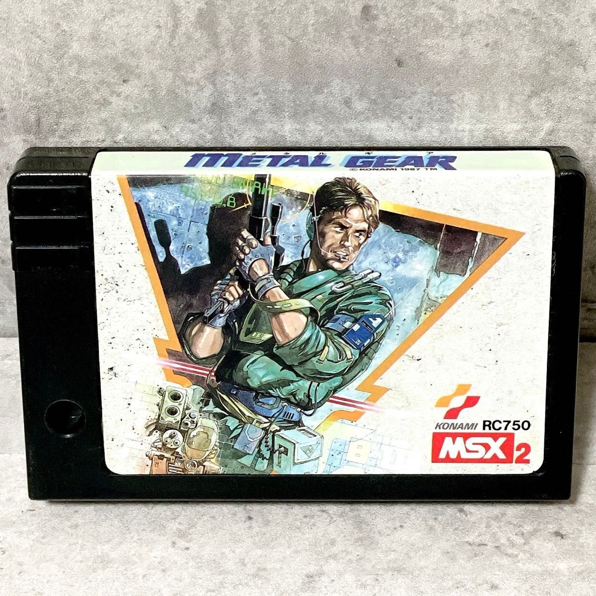 KONAMI - メタルギア MSX2カートリッジ コナミ 1987 METAL GEAR MSX2 Konami 1987 Original Cartridge JP Hideo