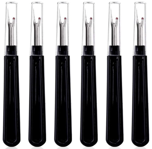 6PCS Seam Ripper Set,Ergonomic Grip Seam Ripper for Sewing Crafting and Removing