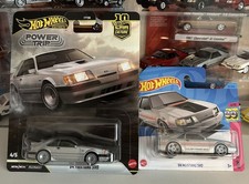 Hot Wheels 1:64 Car Culture Power Trip '84 Ford Mustang SVO And  84 SVO Shortie