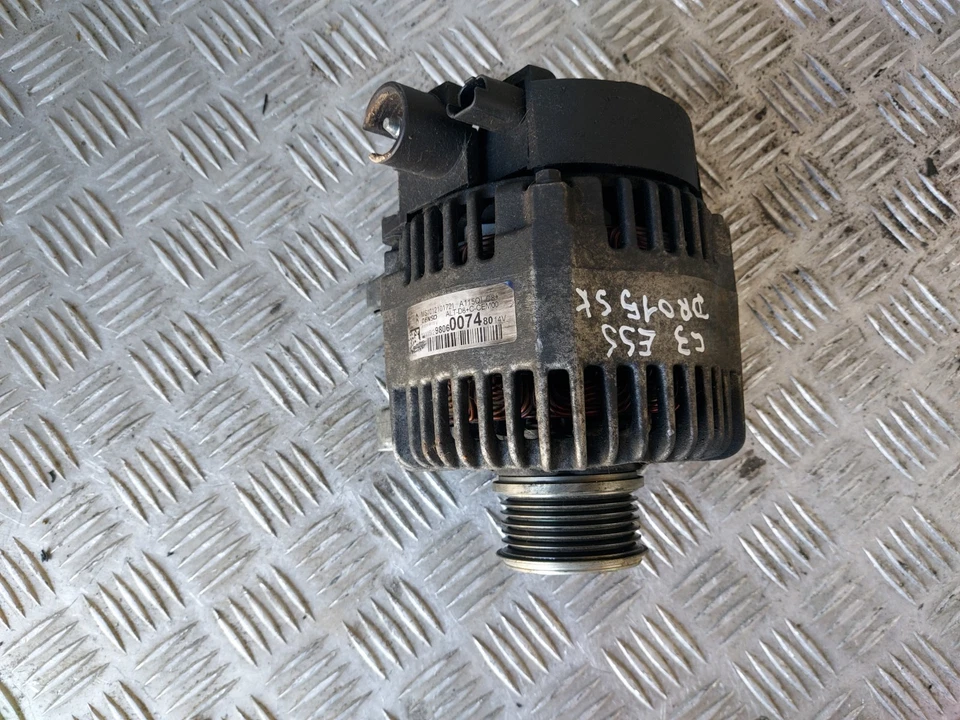 Alternateur DENSO - CITROEN C3 II (2) 1.2VTi 82CV - Référence : 9806007480 - Photo 2/4