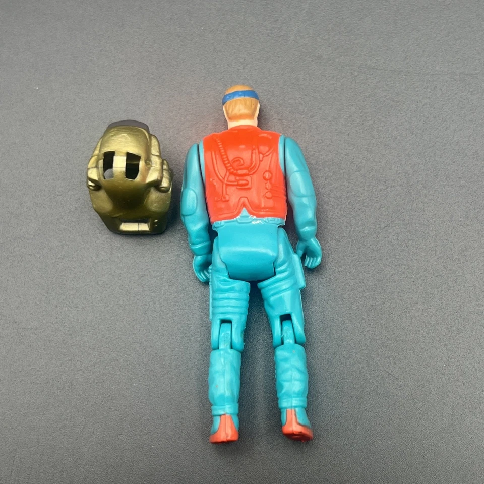 Gator Dusty Hayes Vintage MASK Action Figure Complete w/ Helmet 1985 Kenner - Image 4 of 4