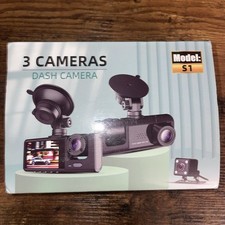 HD 1080P Car Dual Lens Dash Cam Front/Rear/Inside Video Recorder Camera G-sensor