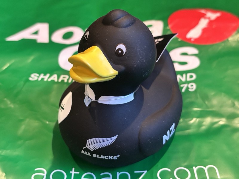 All Blacks Rugby Rubber Duck
