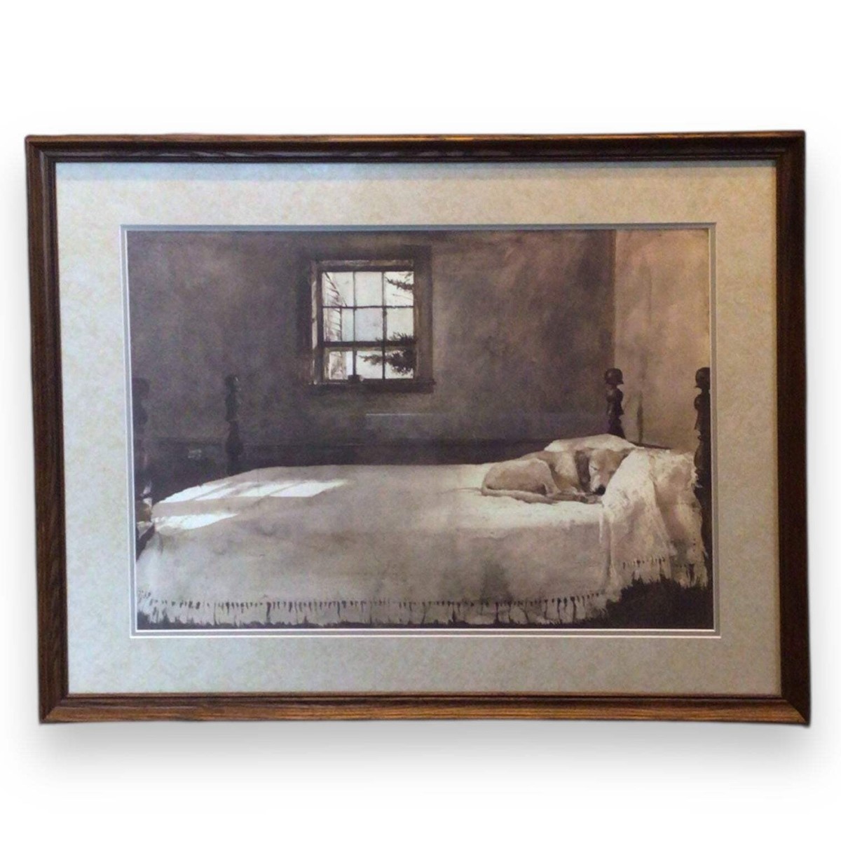 Master Bedroom by Andrew Wyeth 1965 - Framed Print | eBay
