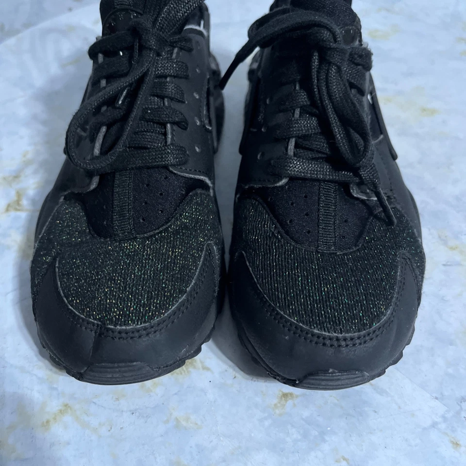 Nike Air Huarache Mujer Talla 6 Zapatos Negro Colorido Tenis Atléticos (Jóvenes 4.5Y) Foto 4 de 4