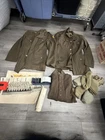Original WW2 Us Military Dress Uniform Jackets & Photos Lot Ms0