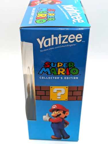 NEW-Nintendo Hasbro Yahtzee Dice Game 2010 Super Mario Bros Collector's Edition - Afbeelding 3 van 4