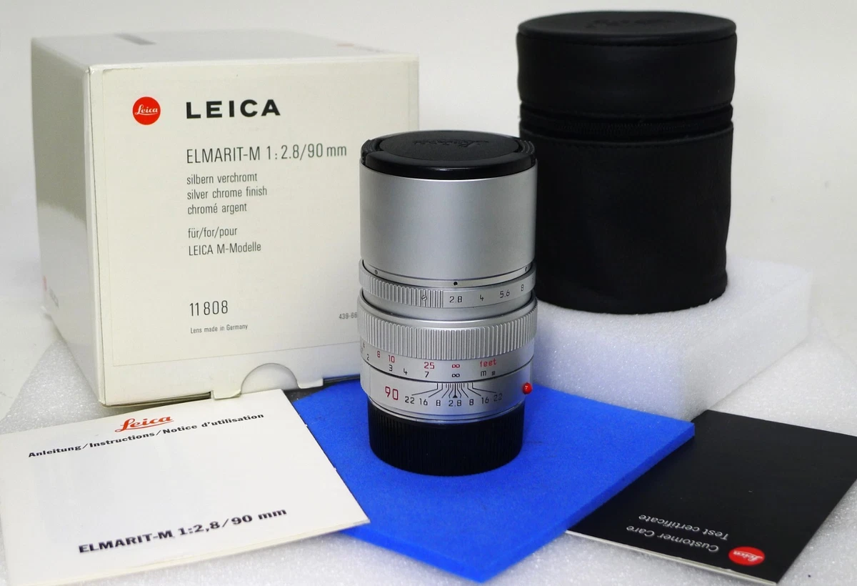 Leica ELMARIT-M f/2.8 Camera Lenses 90mm Focal for sale | eBay