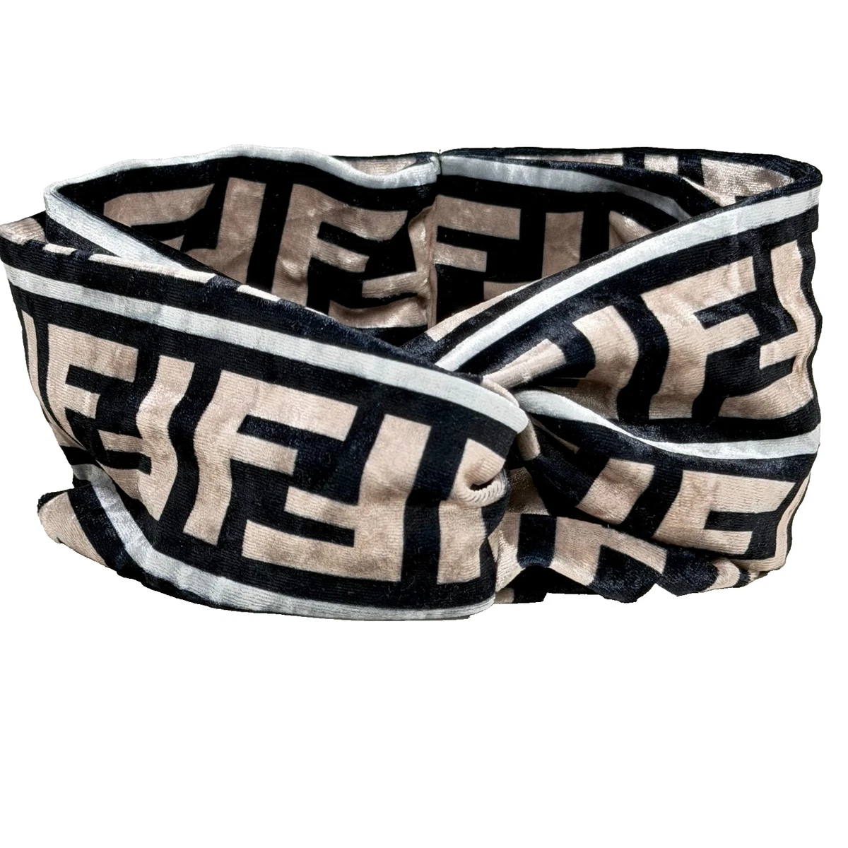 FENDI KNOT HEADBAND NWT Fendi Fur Headband mink signature brown Fur limited  main image 2