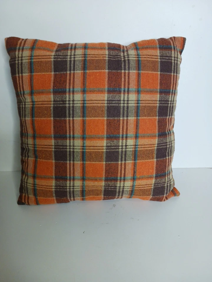 Almohada Harvest Fall 12x12 Hello Fall Cuadros Buffalo Cabin Country Core Guinga Foto 3 de 4