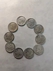 Lot of 10 90% Silver Roosevelt Dimes🔥 1946 1947 1948 PDS & 1949 D $1 Face 🔥#31