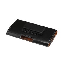Étui Ceinture Cuir Noir Pour Sony Xperia C5 Ultra Dual E5533 – Neuf Avec Passant