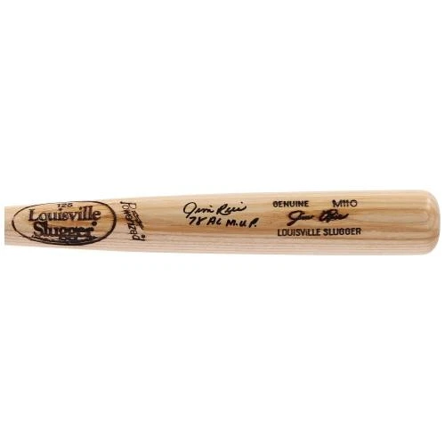 Jim Rice Boston Red Sox Signed Louisville Slugger Game Model Bat w/AL MVP Insc - Image 3 of 3