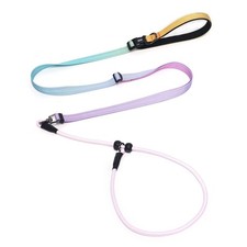 Adjustable 4-7 ft Slip Lead Dog Leash, Hands Free Waist, Reflective, Training