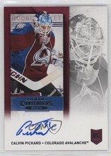 2013-14 Panini Playoff Contenders Rookie Ticket Calvin Pickard #164 Auto 10ug