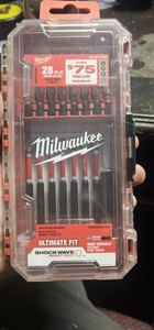 Milwaukee 28 Piece Shockwave Impact Driver Bit Set For Packout,  48-32-5164