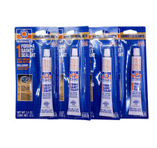 4 Permatex 80007 Form-A-Gasket Sealant 1 Fast Dry Hard Set 1.5 oz Set of 4