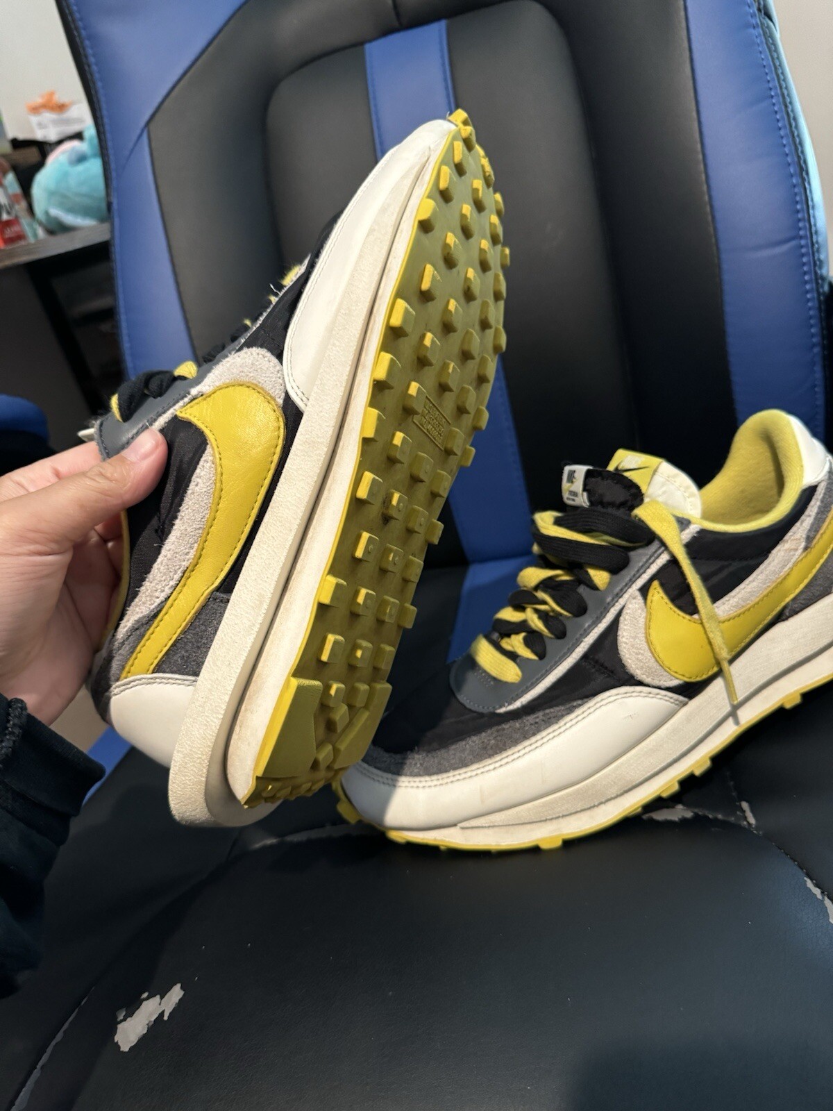 SACAI X NIKE Taglia 10 Nike sacai x Undercover x LDWaffle limone brillante
