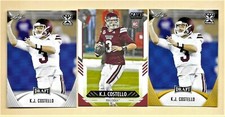 K.J. Costello 2021 Score,  Leaf Draft & GOLD Parallel RCs - FREE SHIPPING