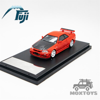 Fuji 1:64 Skyline R34 GT-R Nismo Z-Tune Red Diecast Model Car