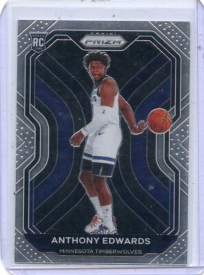 2020-21 PRIZM #258 ANTHONY EDWARDS ROOKIE RC MINNESOTA TIMBERWOLVES 110624