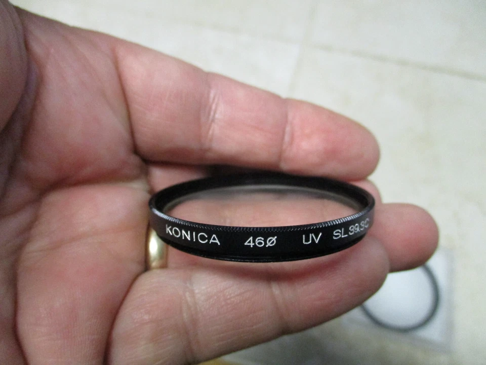 VTG Camera Filter Lens Lot Konica 460 UV Prospec Haze Vivitar red 49mm SL39.3C - Image 2 of 4