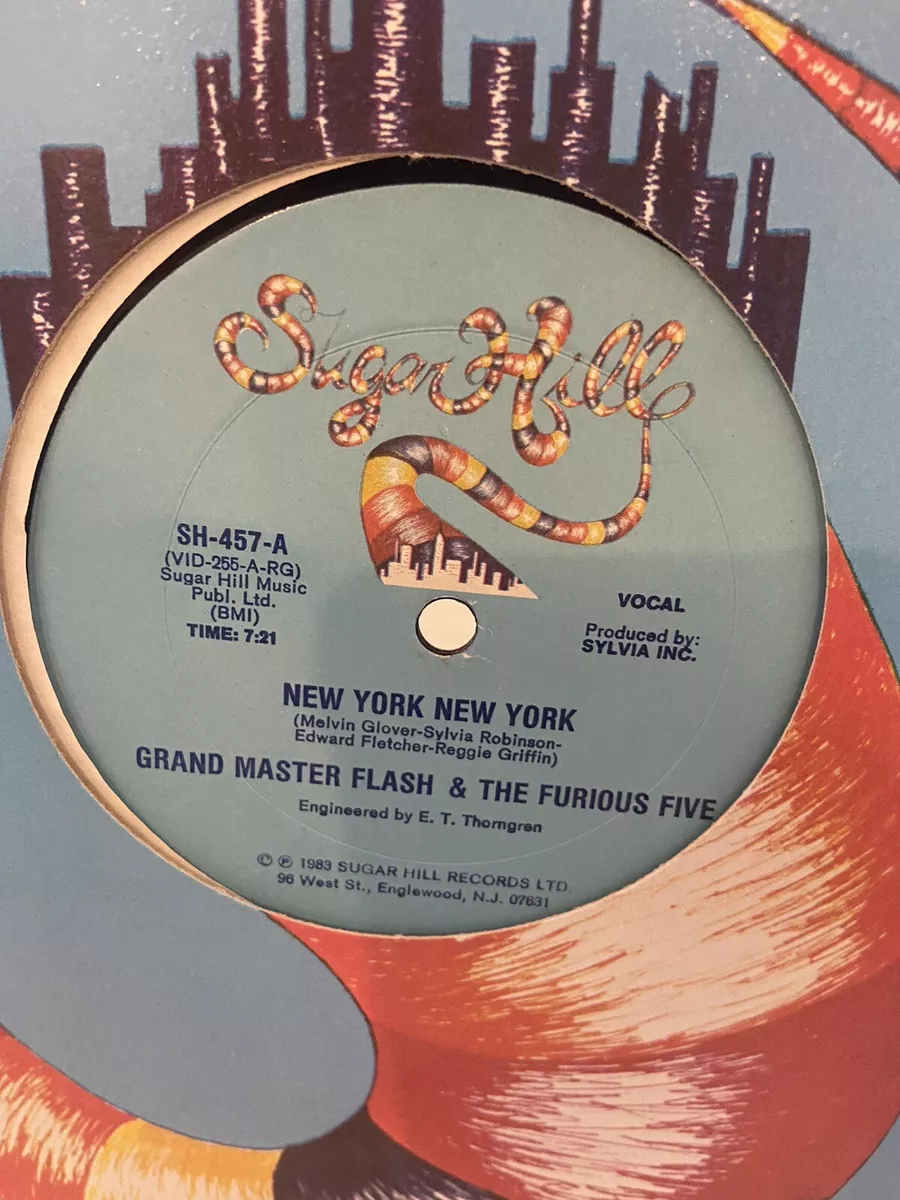 Grandmaster Flash and the Furious Five 12' Single with Original Record  Company