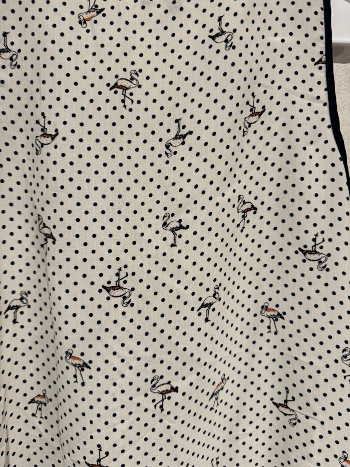 Naif Sleeveless Light Breezy Shift Dress Women’s Size Medium  Flamingo Print 