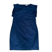 Calvin Klein Black Dress Size 12 Shift Business Sleeveless Dress