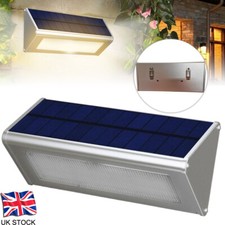 Solar Light Outdoor 48LED Human Body Sensor IP65 Garden Security Wall Lamp UK