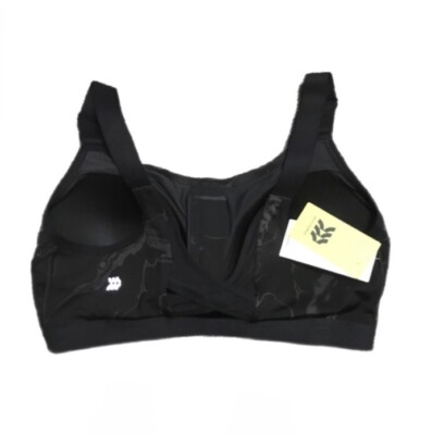 Women's High Support Sculpt Zip-Front Mesh Crossback Sports Bra