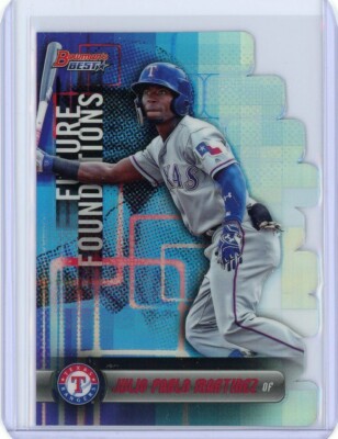 2019 BOWMAN'S BEST FUTURE FOUNDATIONS JULIO PABLO MARTINEZ #FF-JPM RANGERS