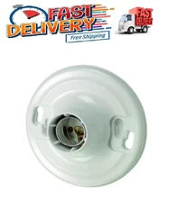 Leviton Plastic Keyless Lamp Holder Light Socket Fixture 660W 250V