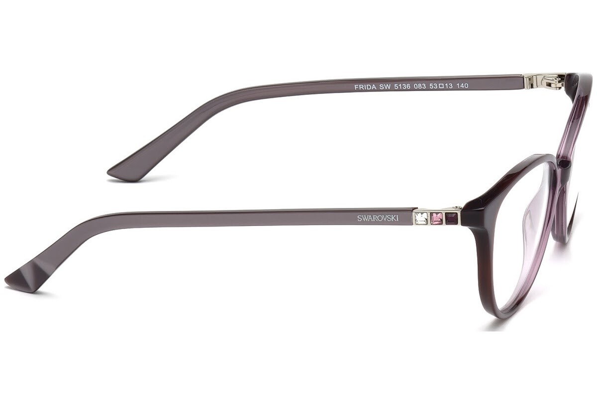 Swarovski SK5239 Womens Plastic Eyeglass Frame 055 Colored Havana 53-15 Swarovski SK5413 052 Dark Havana Eyeglasses | SmartBuyGlasses US main image 4