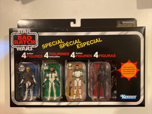Star Wars The Vintage Collection The Bad Batch Special 4-pack With Shipper Box