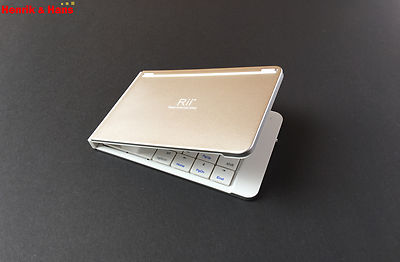 Rii K09 faltbare Bluetooth 3.0 Tastatur Wireless Keyboard ultradünn Deutsch