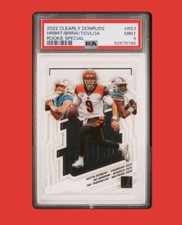 Donruss Clearly 2022  Rated Rookie Joe Burrow Tua Tagovailo Justin Herbert PSA9