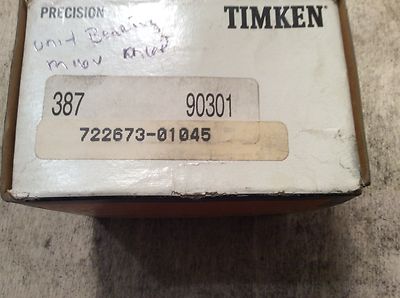 Timken-bearing, #387-90301, FREE SHPPING to lower 48, NEW OTHER! | eBay