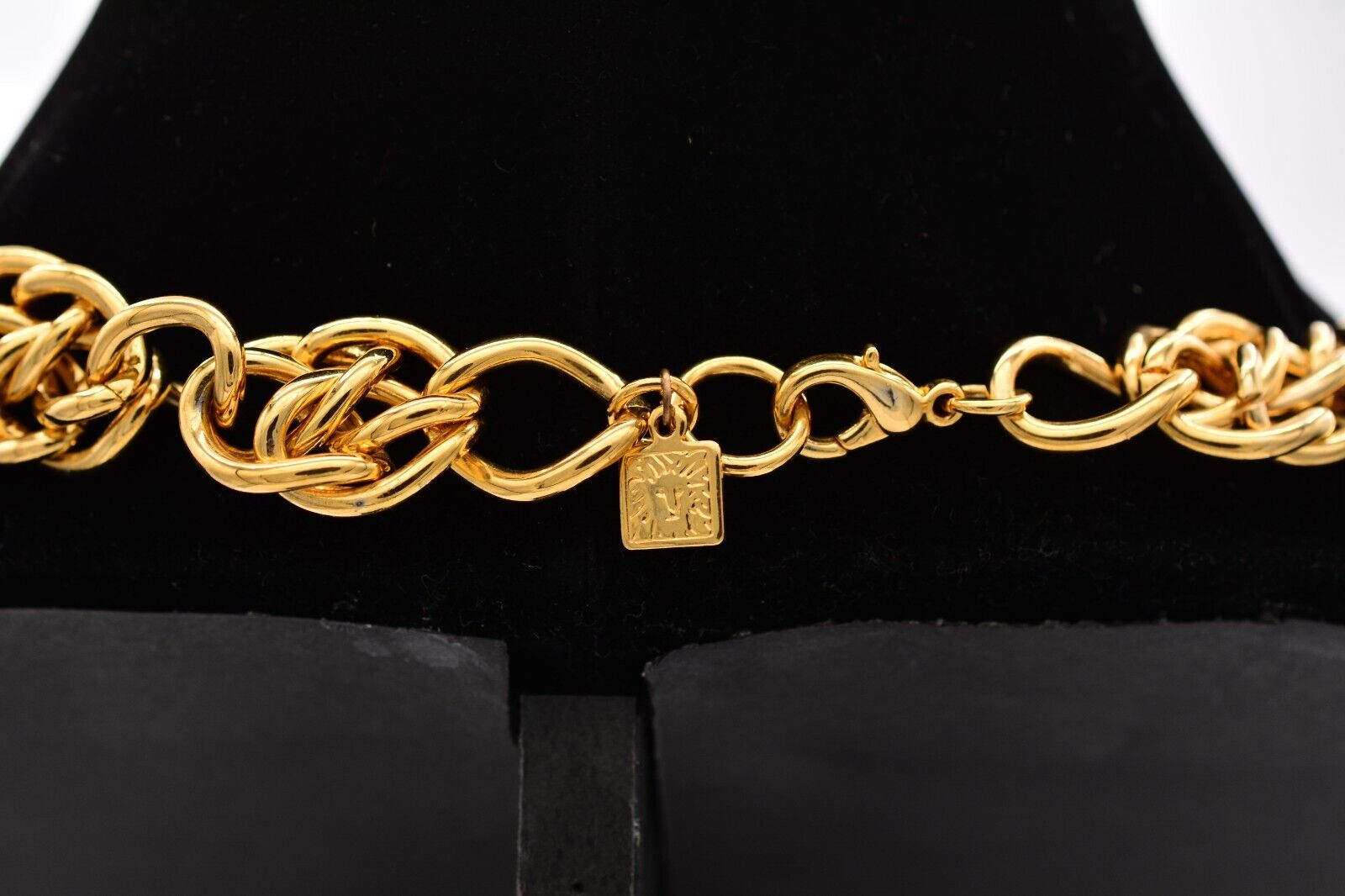 Anne Klein Vintage Knot Collar Necklace Chain Chu… - image 6