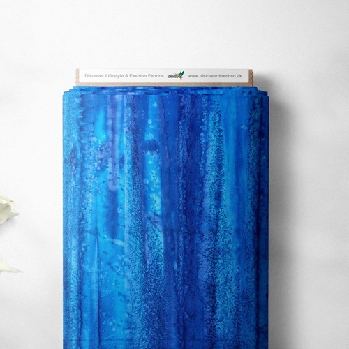 100% Cotton Hand Dyed Indian Bali Batik Bark Craft Dress Quilting Fabric | FQ - Picture 8 of 49