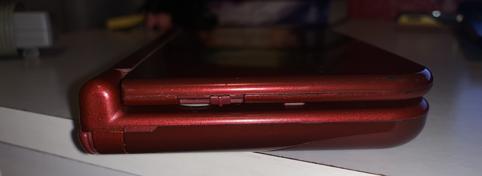 Nintendo 3DS XL Launch Edition Handheld Red Gaming System comes with