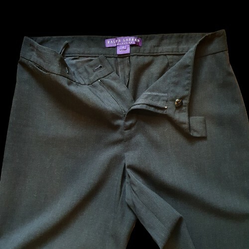 Ralph Lauren Damenhose/Hose graue Wolle Made in USA Größe 6 - Bild 4 von 11