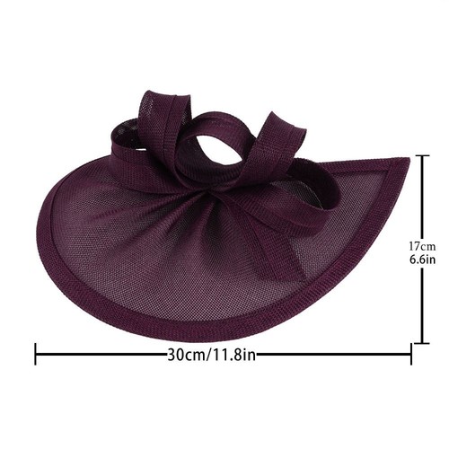 Mesh Wedding Tea Party Fascinator Headband Flower Headband Hat Hair Accessories - Picture 2 of 21